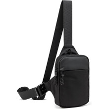 Mini Sling Bag for Men and Women, Waterproof Nylon Fabric Lightweight Crossbody Chest Bag with Adjustable Strap, Small Travel Sling Pouch for Hiking