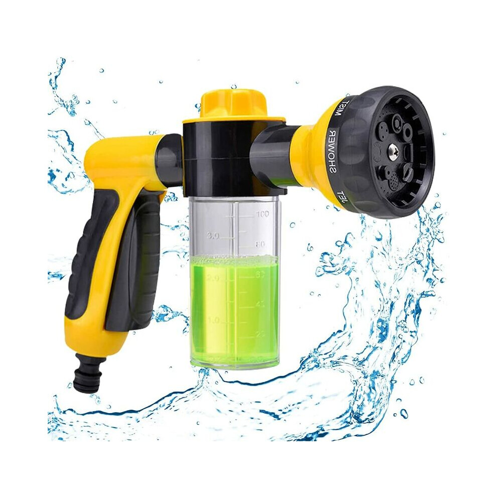 Innovative Garden Hose Nozzle, Car Wash Sprayer With Ergonomic Design For Scratch Free Cleaning, Connects To Garden Hose For Effortless Vehicle 9340959437627