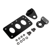 Support de plaque d'immatriculation moto en alliage d'aluminium pour Harley-Davidson, Choppers, Sportster, Bobber et motos custom, résistant à la