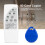 RFID Token Tag Long Term Data Retention Access Control System Key Ring Attached Contactless Transmission with Universal Compatibility for 125kHz RFID 3
