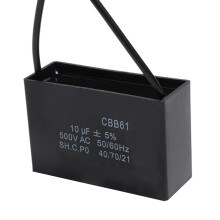 Condensator voor benzinegenerator CBB61, startcondensator voor motor, AC350V, explosieveilige uitvoering, verdikte gemetalliseerde behuizing.