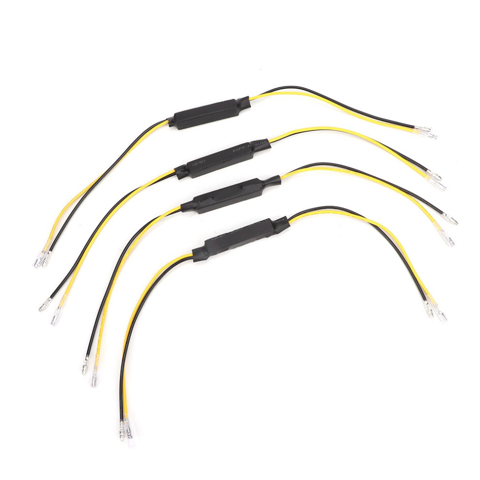 Motorcycle Resistor For Turn Signal Indicator, Led Flasher With Stabilises Led Indicator Flash Rates Universal Fitment High Temperature Resistant 9448196715598