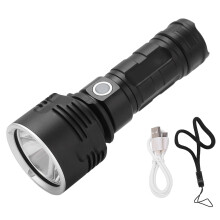 Tactical Flashlights Rechargeable High Lumens, Multifunctional Flashlights With USB C Charging, Impact Resistant And Waterproof For Camping Police Use