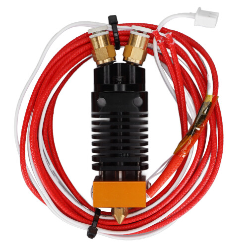 Κιτ Hotend διπλού χρώματος νήματος, κεφαλή εκτύπωσης υψηλής απόδοσης 2 σε 1 έξοδο με 2
