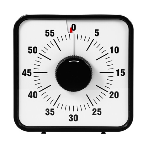 Vision Timer 60 Minute Timing Hind Leg Stand Countdown Clock Kitchen Baking Timer for Classrooms or Meetings