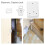 RFID Electronic Cabinet Lock DIY For Wooden Drawer Cabinet, Ready For Use & Programmable(White) 7
