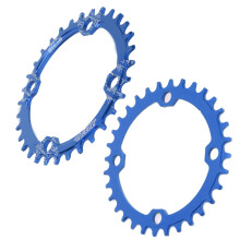 FMFXTR 32T Enges Weites Aluminium Fahrradkettenblatt 104 BCD Blau