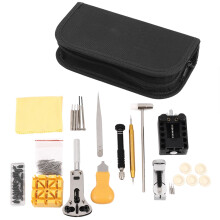 150 Pieces Watch Repair Tool Kit Watch Link Pin Remover Shell Opener Spring Bar Remover Watch Battery Replacement Strap Needle Tool Set