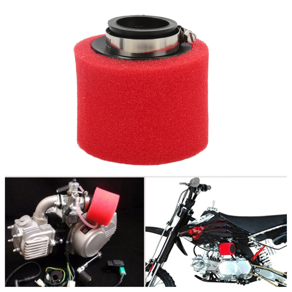 Universal 38Mm Motorcycle Air Filter Cleaner For 50Cc-200Cc Atv Dirt Bike Red 8311376805406