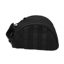Wasserdichte Oxford-Helm-Tasche im Clamshell-Design, große Kapazität, schwarz