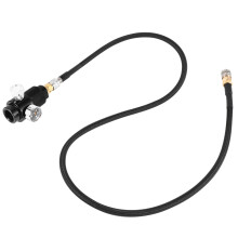 Regulator with 100cm SLP FLEX Remote Hose 0-200 Psi to HPA Co2 Tank Cylinder