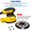 5 Inch Hook-&-Loop Sander Pad with Metal Backing for  Random Track Sander - Compatible with Models DWE6421,2Pack 5