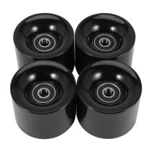 Pack de 4 Roues de Skate 60Mm + ABEC-9 Bearing Steel et Spacers Wheels