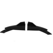 Universal Gloss Black ABS Body Kit: Spoiler Diffuser Splitter & Skirt