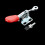 12 Pieces Hand Tool Adjustable Toggle Clamp 201A Antislip Red Horizontal Clamp 201-A Quick Release Heavy Duty Tool 5