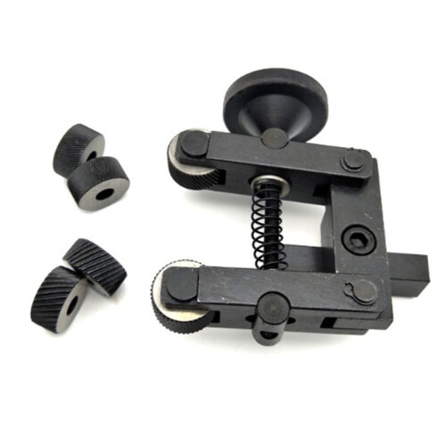 Knurling Knurler Tool Holder Linear Knurl Tool Lathe Adjustable Shank with Wheels Lathe Tools 2