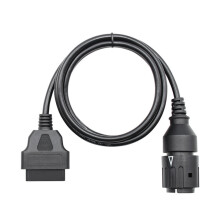 OBD2 Diagnostic Cable 10 Pin to 16 Pin Extension Adapter for Motorcycles Supports K Line and DCAN Compatible with GS-911 OBDLink Tools Stable