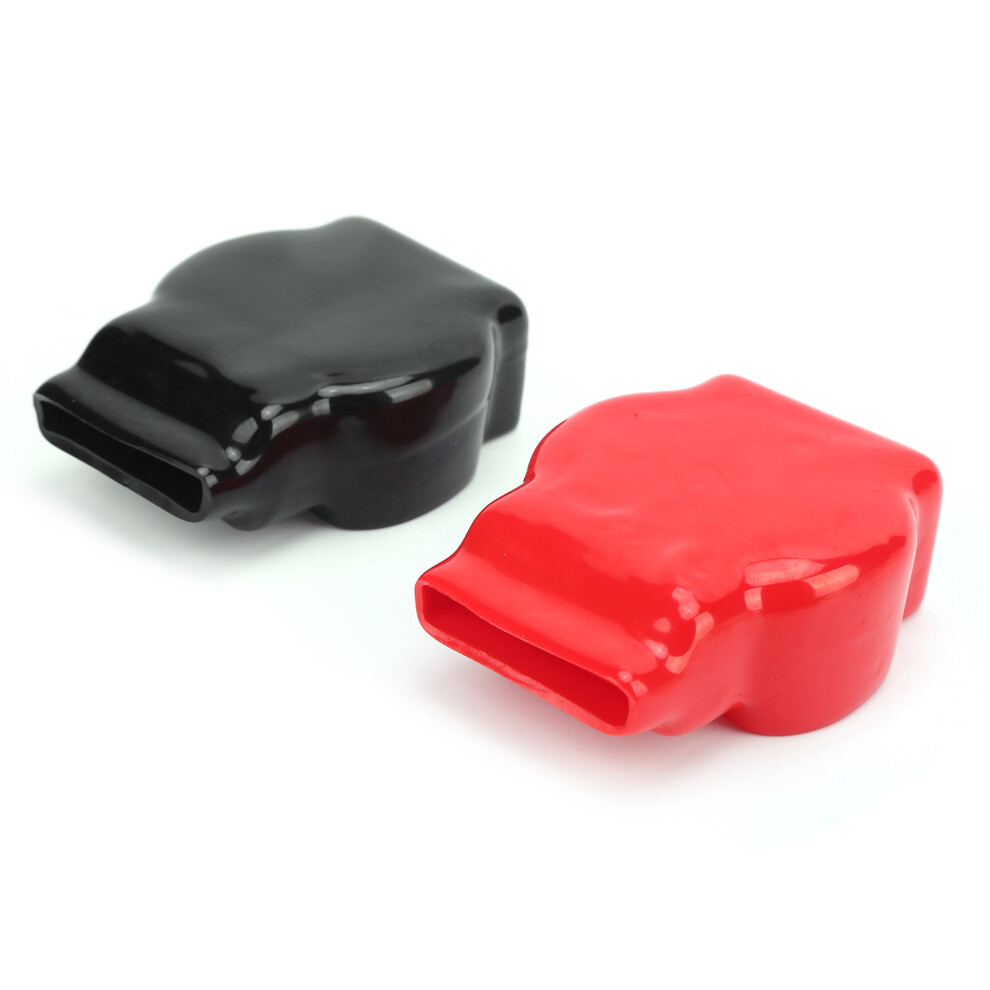 Battery Terminal Covers Positive Negative Top Post High Quality Pvc Material Dustproof Antiwear Universal Protective Cover Fireproof Heat Insulation 9004841822297