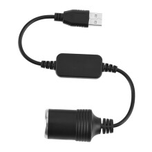 Convertitore di potenza da tipo C a presa accendisigari Cavo convertitore di potenza per dash cam, monitoraggio parcheggio, supporto per