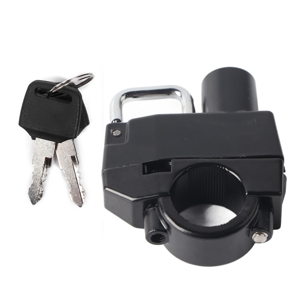 Anti-Theft Helmet Lock For Motorcycle, Metal Lock Cylinder Rust Proof Scratch Resistant Secure Locking Mechanism Aluminum Alloy Security Bike 9448196716083