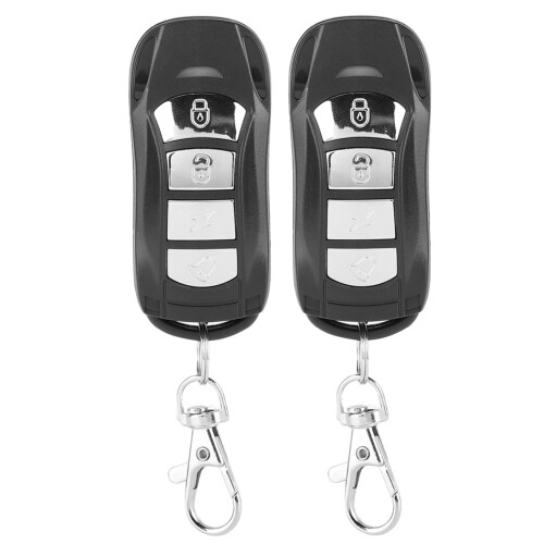 Dual Remote Controls Motorcycle Alarm System Remote Engine Start Wireless Anti Theft Device Universal 12V Waterproof Remote Disable Stop Function 1