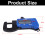 Digital Thickness Caliper For Precision Measurement, Portable Digital Thickness Gauge With Reset Function Support And Metric Imperial System Switch, 5