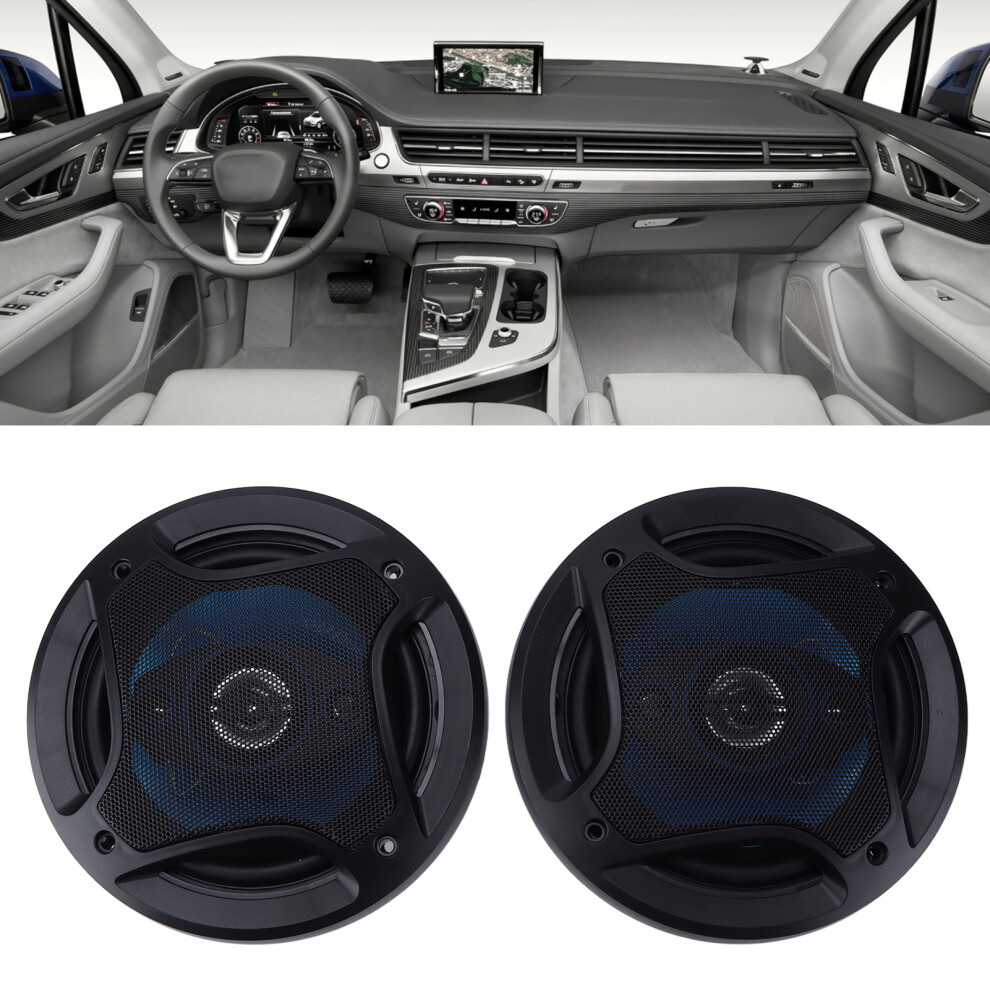 2Pcs 6.5In Car Speakers 500W Full Range Audio Loudspeaker System 7901376809170