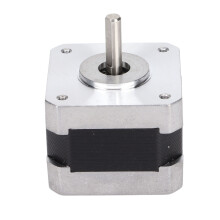 Stappenmotor met lage weerstand (NEMA17) met responsieve prestaties, geoptimaliseerd voor 3D-printers en CNC-apparatuur, met uitstekende warmteafvoer.