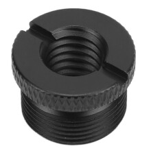 Schrauben Gewindeadapter 3/8" Innengewinde auf 5/8" Außengewinde Aluminium Schwarz F19A