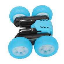 Auto RC da 2.4G con manovre acrobatiche, colore blu, dimensioni 168x144x70mm, adatto a partire da 8 anni