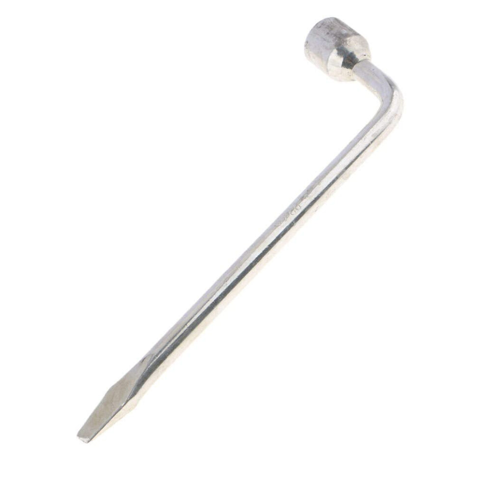 22Mm Stainless Steel Wheel Nut Wrench With Enhanced Leverage For Quick Tire Changes And Emergencies 9187378510216