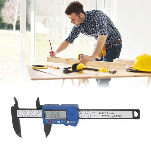 Digital Vernier Caliper 0-100mm LCD Electronic Measuring Tool Lightweight
