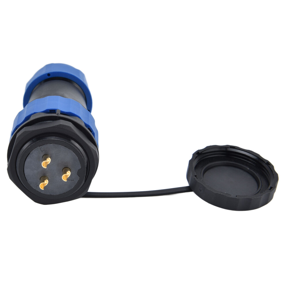 Ip68 Waterproof Aviation Plug Socket 380V 25A 28Mm M28x1.5 4911376814541
