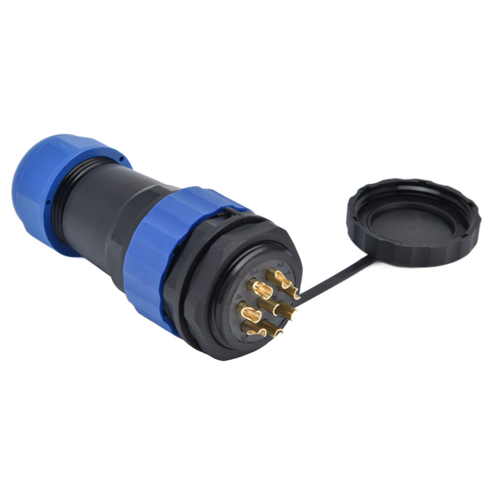 Ip68 Aviation Power Plug Socket Sp28 8 Pin Waterproof Male Female 380V 25A 5071376814893