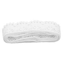 Panglică de dantelă vintage, croșetată, dantelă, asortată, din bumbac, cusut, dantelă, elegantă și delicată, lungime reglabilă, tăiată,
