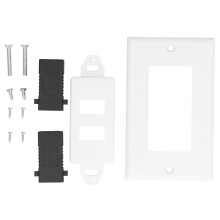 Placă de perete Keystone cu compatibilitate universală, cu porturi duble USB 3.0, pentru utilizare la birou, asigurând transmisie de date de mare