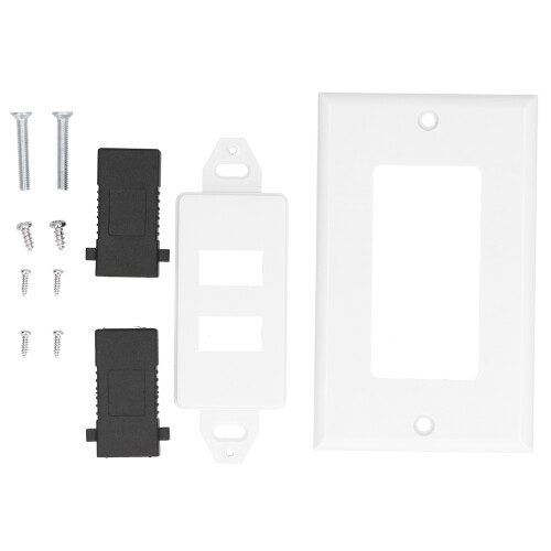 Πλάκα τοίχου Keystone Universal Compatibility με δύο θύρες USB3.0, για χρήση στο σπίτι και γραφείο,