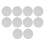 Soft Density Interface Pads 5Inch Replacement Sanding Sponge Buffer Cushion 6Hole 10 Pcs 1