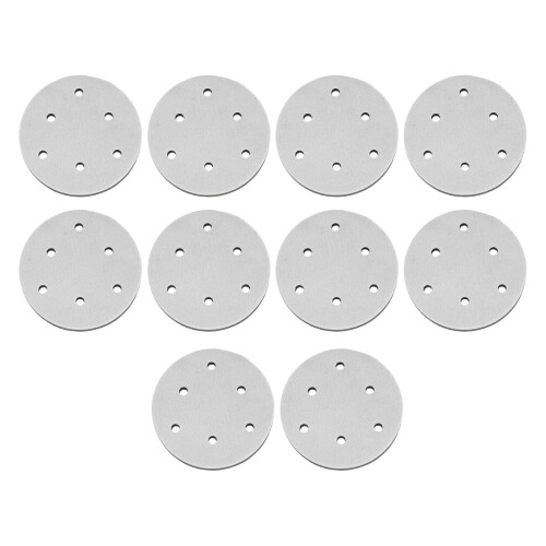 Soft Density Interface Pads 5Inch Replacement Sanding Sponge Buffer Cushion 6Hole 10 Pcs