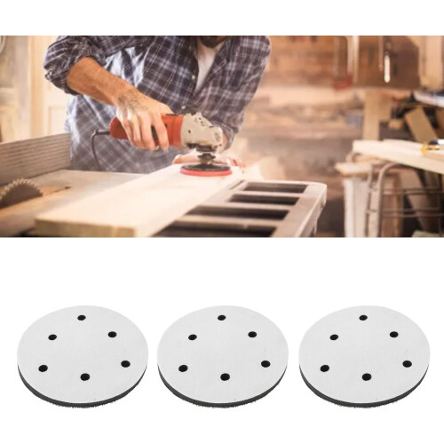 Soft Density Interface Pads 5Inch Replacement Sanding Sponge Buffer Cushion 6Hole 10 Pcs 2