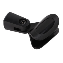 Universal Mikrofonclip-Halterung mit 5/8" auf 3/8" Schraubadapter, Kunststoff