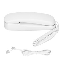 Telefono fisso con tastiera illuminata, telefono fisso montabile a parete per cucina, ufficio, camera da letto, non richiede alimentazione CA, design