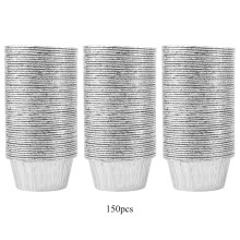 Teglie monouso per torte, teglie rotonde multiuso in alluminio adatte per budini, torte, crostate, torte all'uovo, antiaderenti resistenti