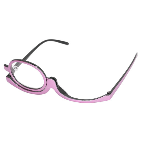 Rotating Makeup Glasses For Precision Vision, Presbyopia Support With Folding And Rotating Monocle Lens, Multi Functional Flip Over Design With 2