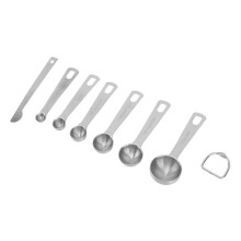 Messbecher-Set aus Edelstahl, präzise, rostfreie Messwerkzeuge mit verstellbarem Ausguss und tiefen Schöpfgriffen, korrosionsbeständig