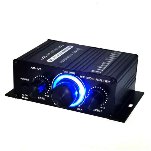 Ενισχυτής ήχου HiFi αυτοκινήτου/οικίας με Bluetooth 5.0, έλεγχο μπάσων χαμηλής