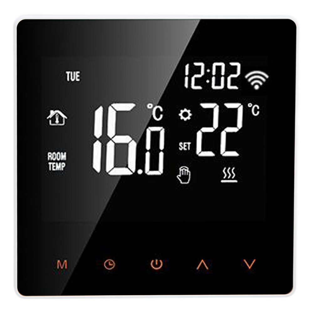 Smart Thermostat For Home, Wi Fi Smart Thermostat Temperature Controller Lcd Display Touch Screen Weekly Programmable App Control Underfloor Heating 9358999936000