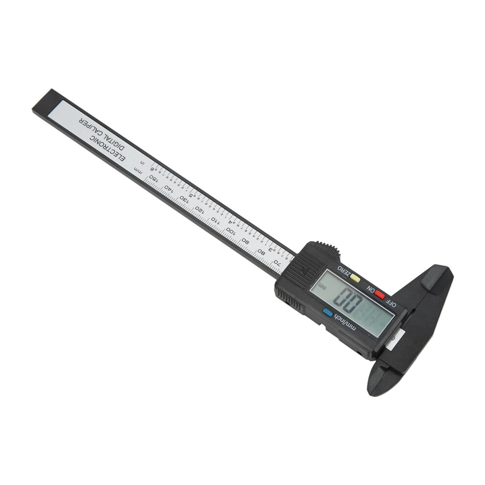 0Â150Mm Digital Caliper Lcd Screen Carbon Fiber Composite Accurate Tool 5011376819573