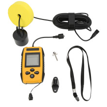 Fish And Bottom Contour Readout Fish Finder, Handheld Fish Depth Finder Suitable For Various Fishing Environments Battery Save Mode Portable Fish
