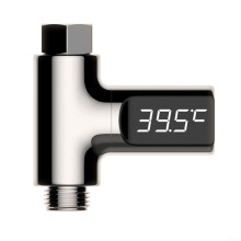 Digital Shower Temperature Display 360Degree Rotating LED Water Temperature Meter Faucet Waterflow Thermometer Gen 1